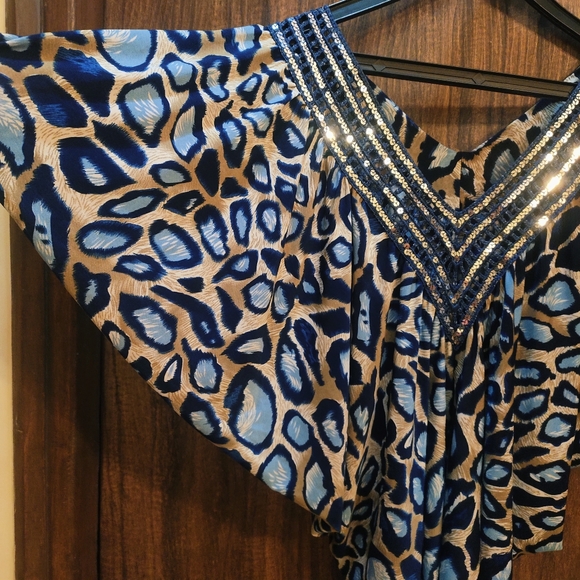 batwig rare free size top |animal print | - Picture 5 of 7